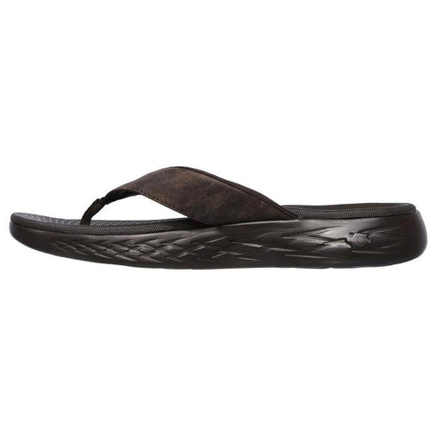 Skechers - Mens On The Go 600 Seaport Jandal Flip Flop Choc Brown